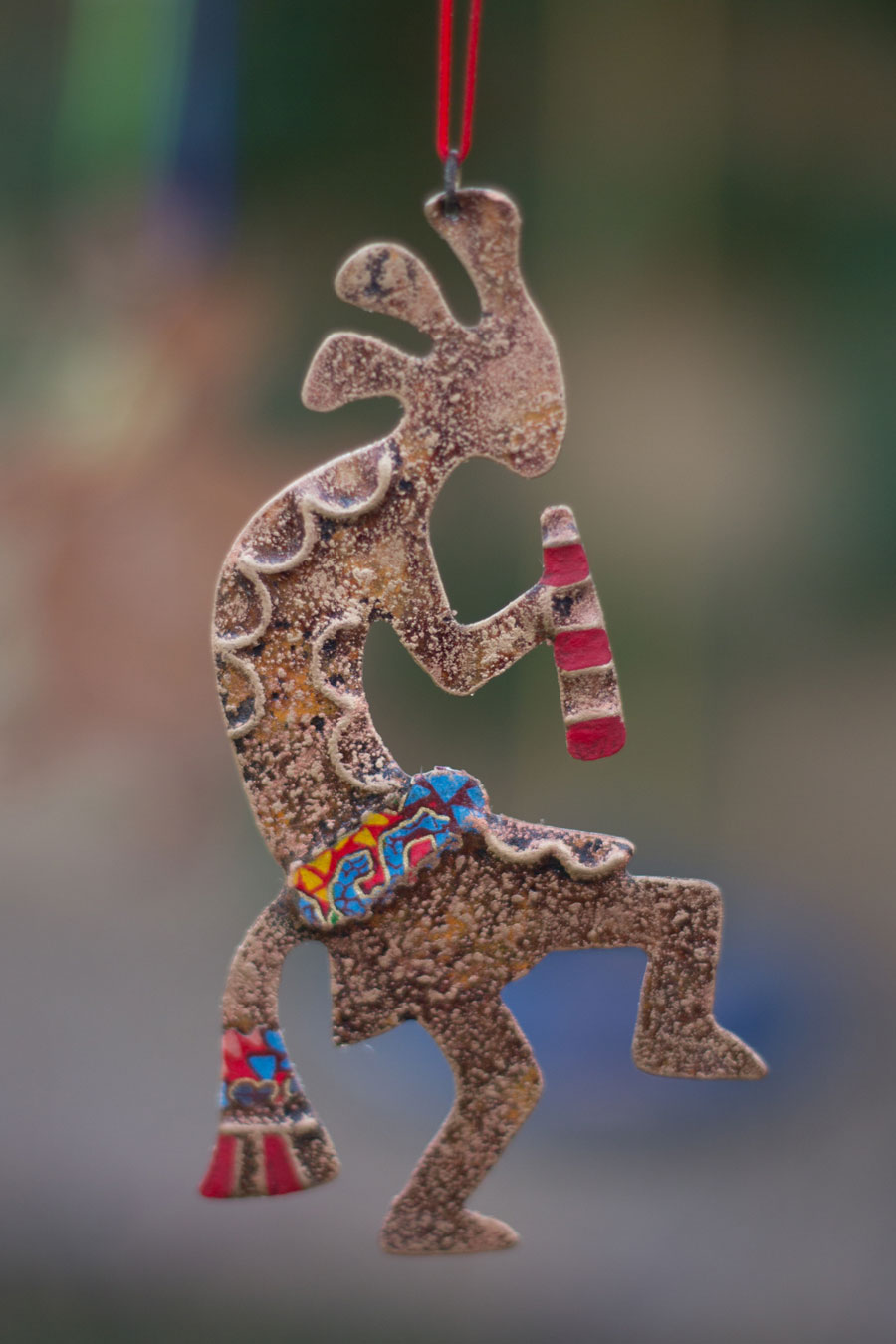 Mimbres Kokopelli Ornament Teresa del Rito