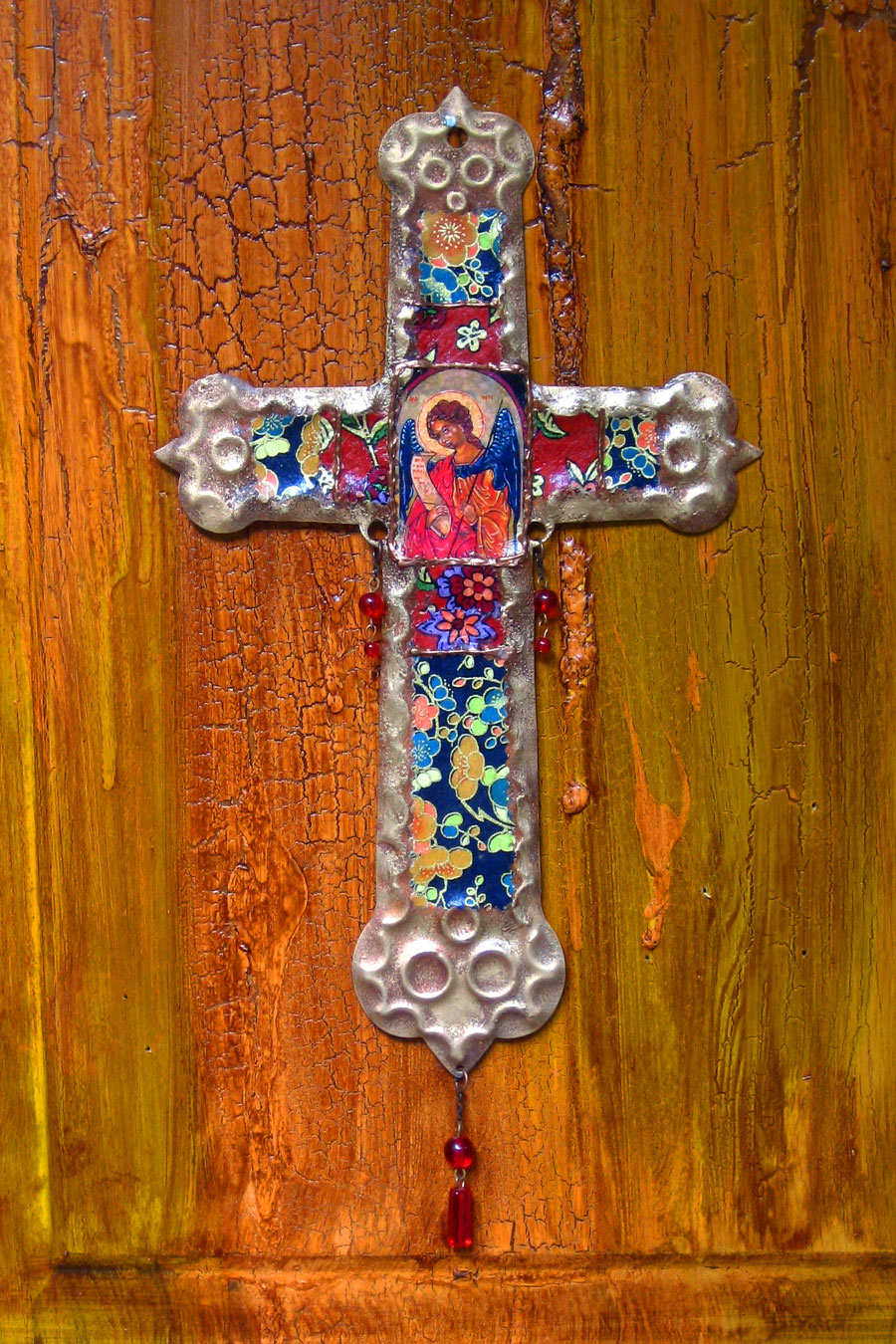 Saint Michael Retablo Cross Teresa del Rito